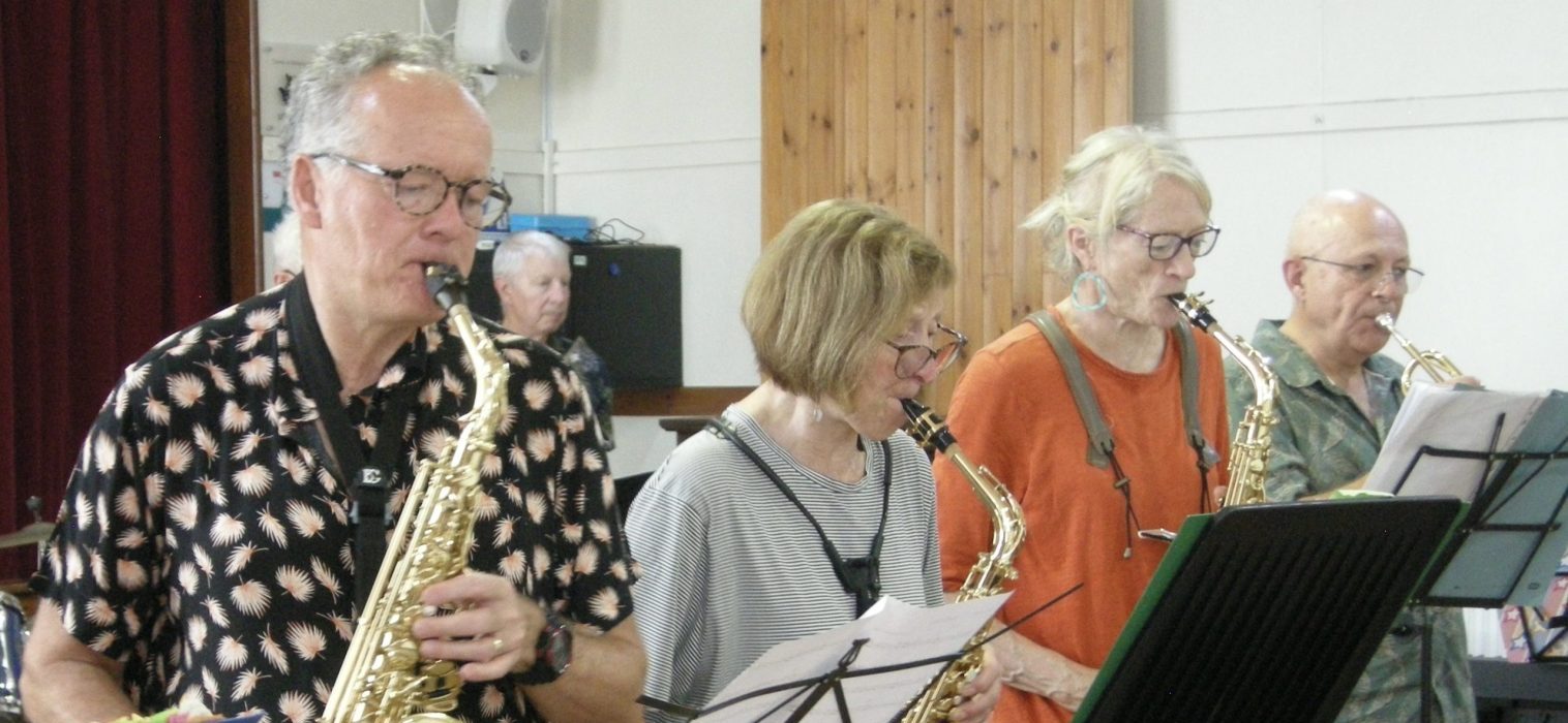 Soul Collective three sax players and one trumpet player